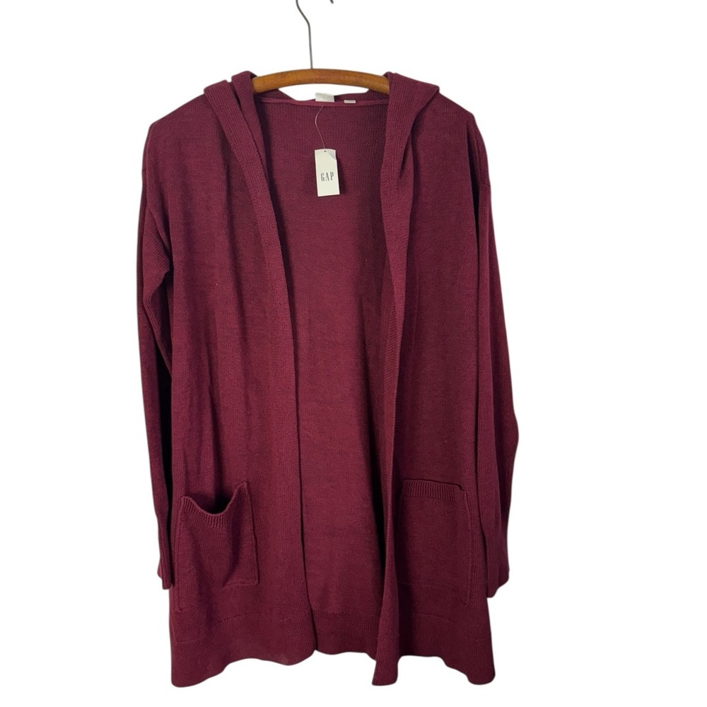 NEW! Gap Open-Front Hooded Cardigan sweater Women size S